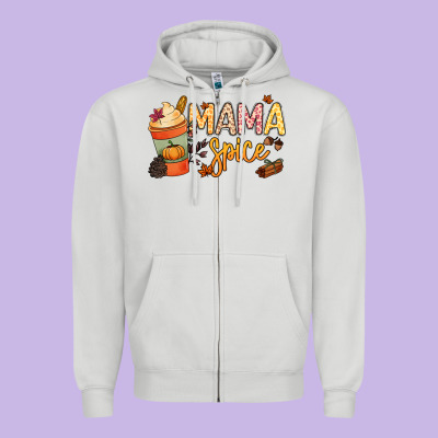 Mama Spice Zipper Hoodie Designed By Nancycooperartshop