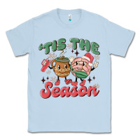 Dusty Blue mexican christmas tis the season Classic Tee - MaliasSmallBusiness