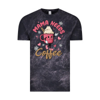 Cloud Black mama needs coffee Vintage Tee - MaliasSmallBusiness