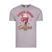 Vintage Zinc mama needs coffee Vintage Tee - MaliasSmallBusiness