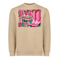 Mushroom give cancer the boot Heavyweight Sweatshirt - LillyAllenDesigns