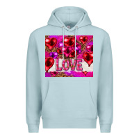 Blue Mist love heart shaped balloons tumbler hjf Premium Hoodie - HowdyJamesFarm