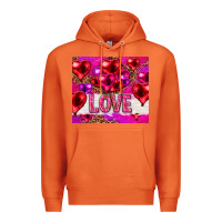 Carrot love heart shaped balloons tumbler hjf Premium Hoodie - HowdyJamesFarm
