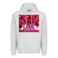 Dove Grey love heart shaped balloons tumbler hjf Premium Hoodie - HowdyJamesFarm