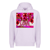 Lilac love heart shaped balloons tumbler hjf Premium Hoodie - HowdyJamesFarm