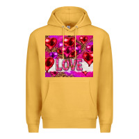 Mustard love heart shaped balloons tumbler hjf Premium Hoodie - HowdyJamesFarm