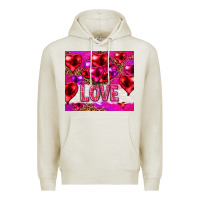 Oatmeal Heather love heart shaped balloons tumbler hjf Premium Hoodie - HowdyJamesFarm