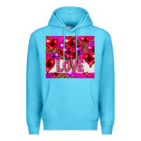Ocean Blue love heart shaped balloons tumbler hjf Premium Hoodie - HowdyJamesFarm