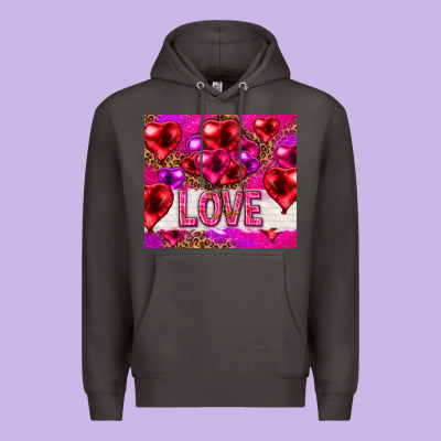 Love Heart Shaped Balloons Tumbler Hjf Premium Hoodie Designed By Howdyjamesfarm