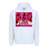White love heart shaped balloons tumbler hjf Premium Hoodie - HowdyJamesFarm