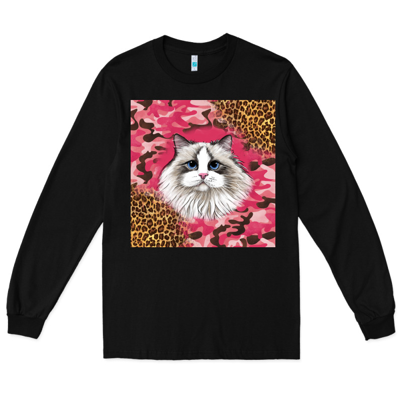 Ragdoll Cat Long Sleeve Tee by LillyAllenDesigns | Teevron
