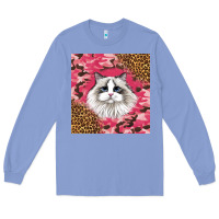 Colony Blue ragdoll cat Long Sleeve Tee - LillyAllenDesigns