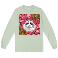 Matcha ragdoll cat Long Sleeve Tee - LillyAllenDesigns