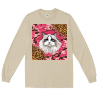 Mushroom ragdoll cat Long Sleeve Tee - LillyAllenDesigns