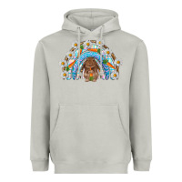 Moon Dust Easter Bunny with carrot rainbow Easter Day Heavyweight Hoodie - HowdyJamesFarm