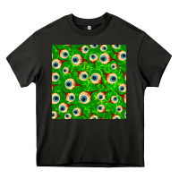 Asphalt halloween eye balls seamless pattern Heavy Core Tee - BundleAndBundleShop