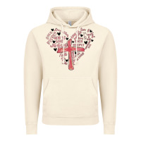 Vintage Artic retro christian valentine Vintage Hoodie - MaliasSmallBusiness