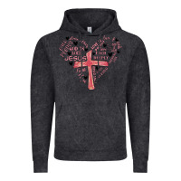 Vintage Black retro christian valentine Vintage Hoodie - MaliasSmallBusiness