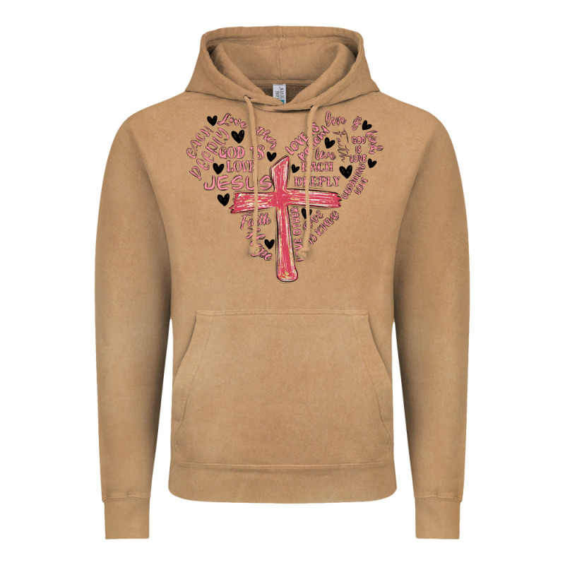 Retro Christian Valentine Vintage Hoodie by MaliasSmallBusiness | Teevron