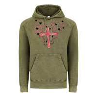 Vintage Olive retro christian valentine Vintage Hoodie - MaliasSmallBusiness