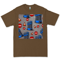 Cacao scissor lift seamless pattern Premium Tee - BundleAndBundleShop