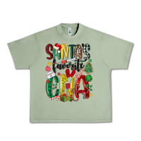 Oil Green santas favorite cna nurse Urban Heavy Tee - MaliasSmallBusiness