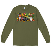 Army Green Mexican gnomes Long Sleeve Tee - RanaPortraitStore
