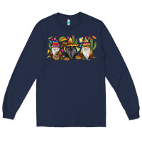 Navy Mexican gnomes Long Sleeve Tee - RanaPortraitStore