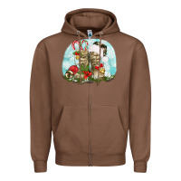 Chestnut army boots christmas Zipper Hoodie - texasbilliewilder