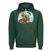 Sports Green army boots christmas Zipper Hoodie - texasbilliewilder