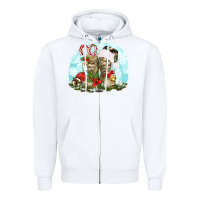 White army boots christmas Zipper Hoodie - texasbilliewilder