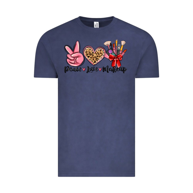 Peace Love Makeup Vintage Tee by MaliasSmallBusiness | Teevron