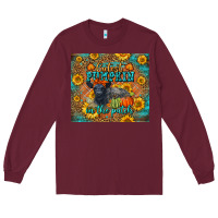 Burgundy Fall Cutest Pumpkin In The Patch Cute Cow Tumbler Long Sleeve Tee - LillyAllenDesigns