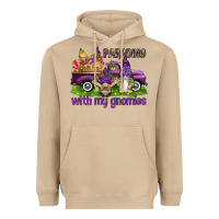 Mushroom Parading with my gnomies Heavyweight Hoodie - HowdyJamesFarm