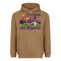 Toasted Coconut Parading with my gnomies Heavyweight Hoodie - HowdyJamesFarm