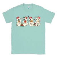 Seafoam pantasmas mexican christmas ghosts Classic Tee - MaliasSmallBusiness