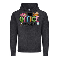Vintage Black office squad Vintage Hoodie - MaliasSmallBusiness
