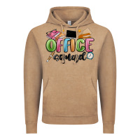 Vintage Coffee office squad Vintage Hoodie - MaliasSmallBusiness