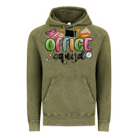 Vintage Olive office squad Vintage Hoodie - MaliasSmallBusiness