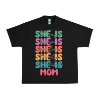 Black she is mom Urban Heavy Tee - JahusDesignShop