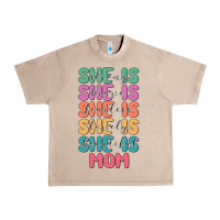 French Oak she is mom Urban Heavy Tee - JahusDesignShop