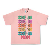 Salmon she is mom Urban Heavy Tee - JahusDesignShop