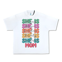 White she is mom Urban Heavy Tee - JahusDesignShop