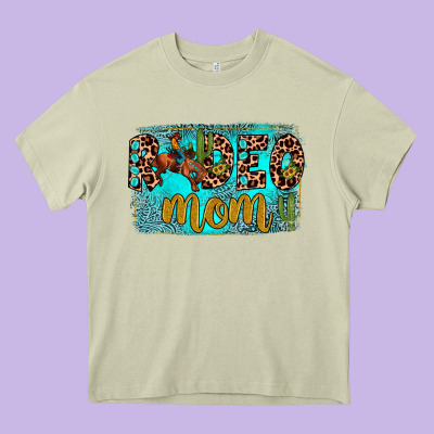 Rodeo Mom Heavy Core Tee Designed By Jahusdesignshop