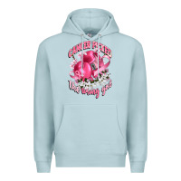 Blue Mist cancer picked the wrong girl Premium Hoodie - CowGirlArtShop