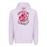 Lilac cancer picked the wrong girl Premium Hoodie - CowGirlArtShop