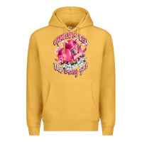 Mustard cancer picked the wrong girl Premium Hoodie - CowGirlArtShop