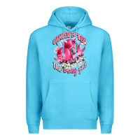Ocean Blue cancer picked the wrong girl Premium Hoodie - CowGirlArtShop