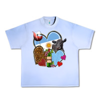 Grape Ice Argentina hearts Urban Heavy Tee - NancyCooperArtShop