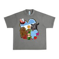 Tornado Argentina hearts Urban Heavy Tee - NancyCooperArtShop